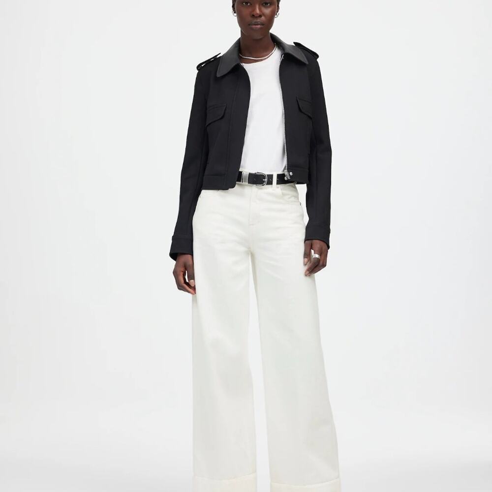 Madewell Superwide-Leg Jeans – Perfect White (NWT) | Size 31 374